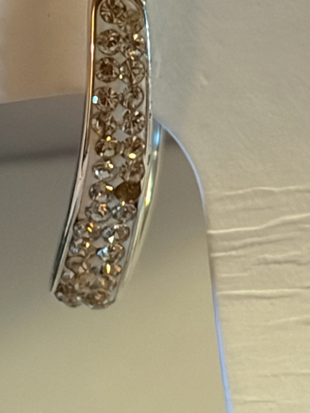 And Now This NWT Silver-Plated Cubic Zirconia Dangle Earrings - Silver - Picture 3 of 4